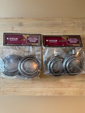 * LEVOLOR Medallion Holdbacks Signature Series - Lot of 2 Packs (4 Total)
